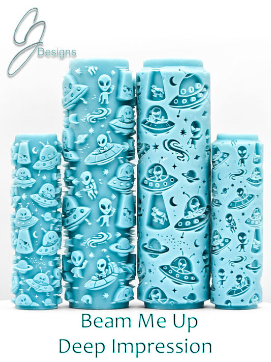 Beam Me Up Deep Impression Texture Rollers