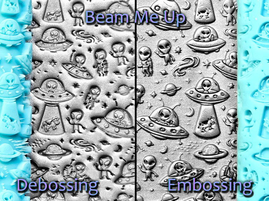Beam Me Up Deep Impression Texture Rollers
