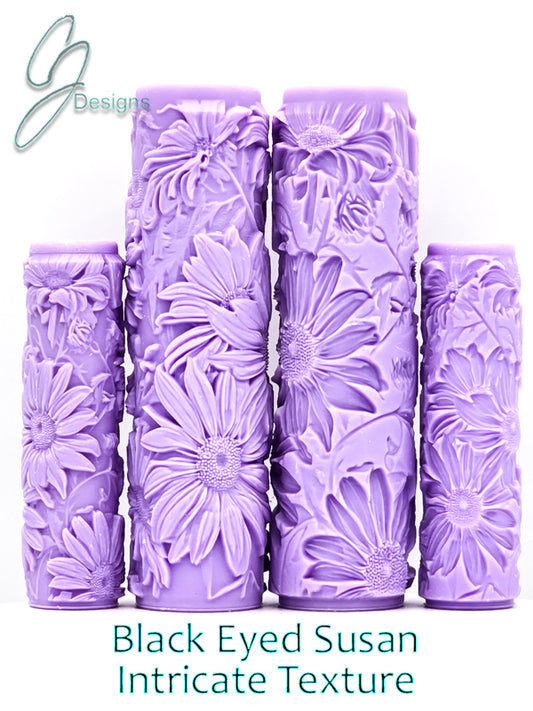 Black Eyed Susan Intricate Detail Texture Roller