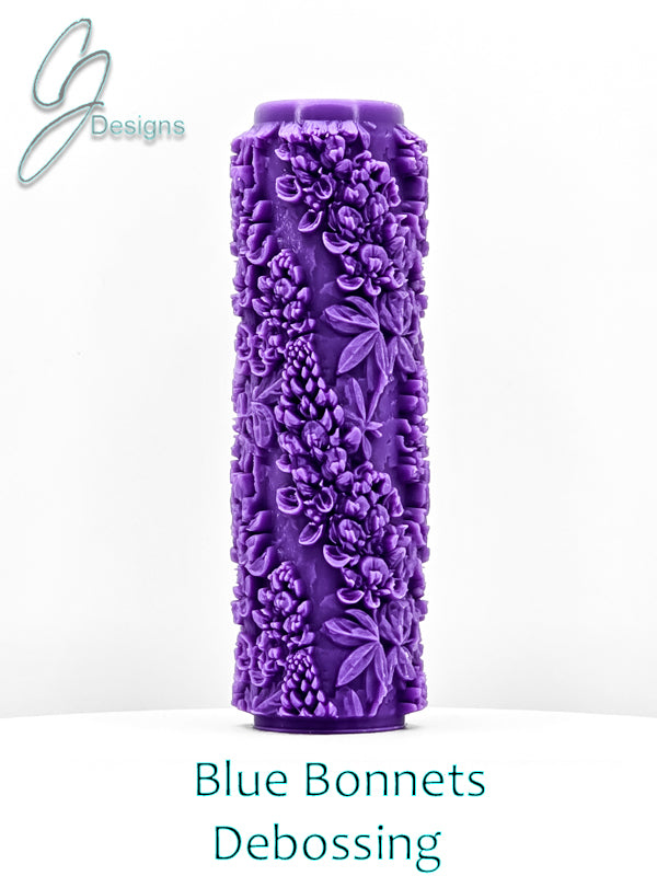 Blue Bonnets Floral Collection Ultra Deep Texture Roller