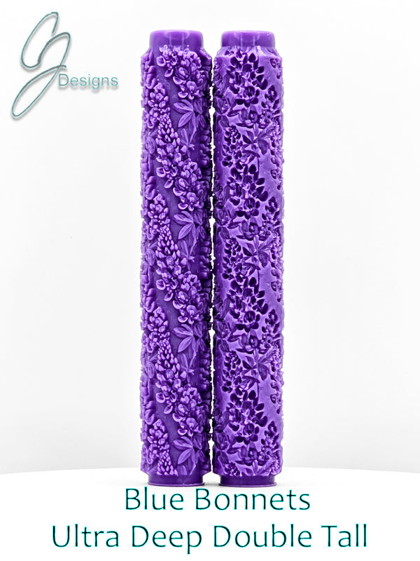 Blue Bonnets Floral Collection Ultra Deep Texture Roller