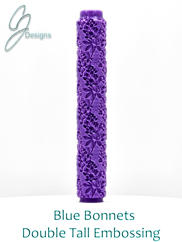 Blue Bonnets Floral Collection Ultra Deep Texture Roller
