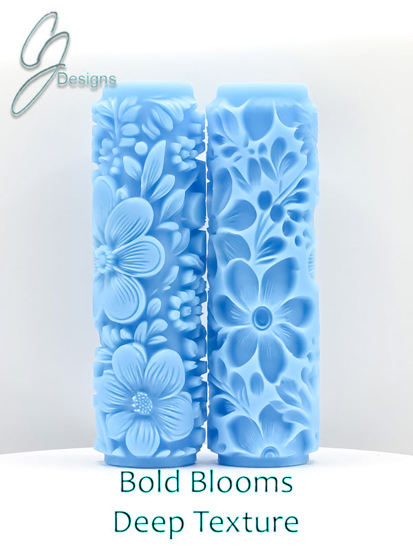 Bold Blooms Deep Impression Texture Rollers