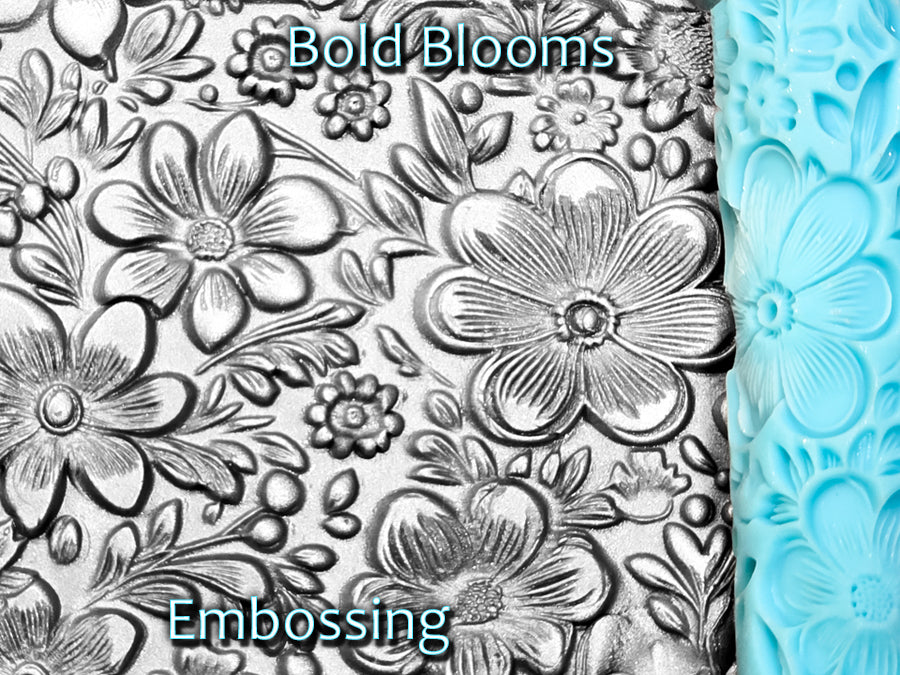 Bold Blooms Deep Impression Texture Rollers
