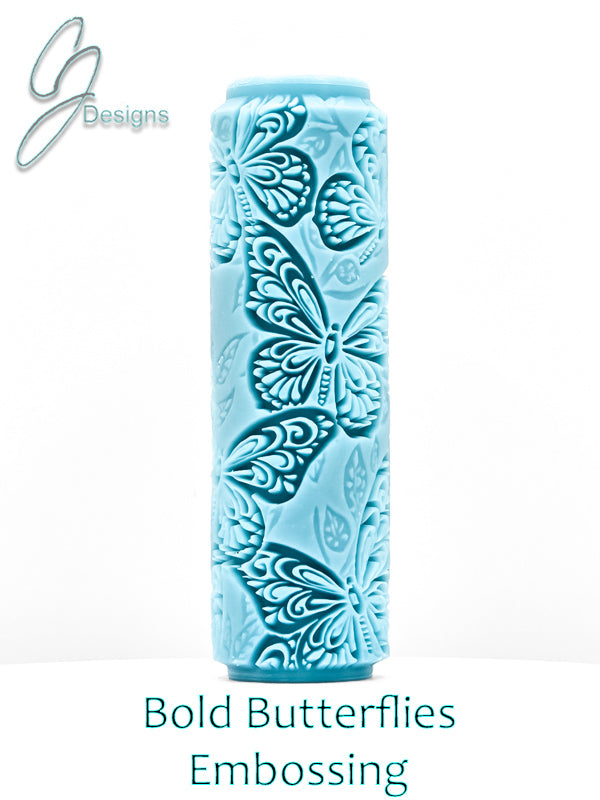 Bold Butterflies Deep Impression Texture Rollers