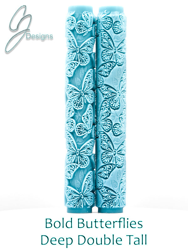 Bold Butterflies Deep Impression Texture Rollers