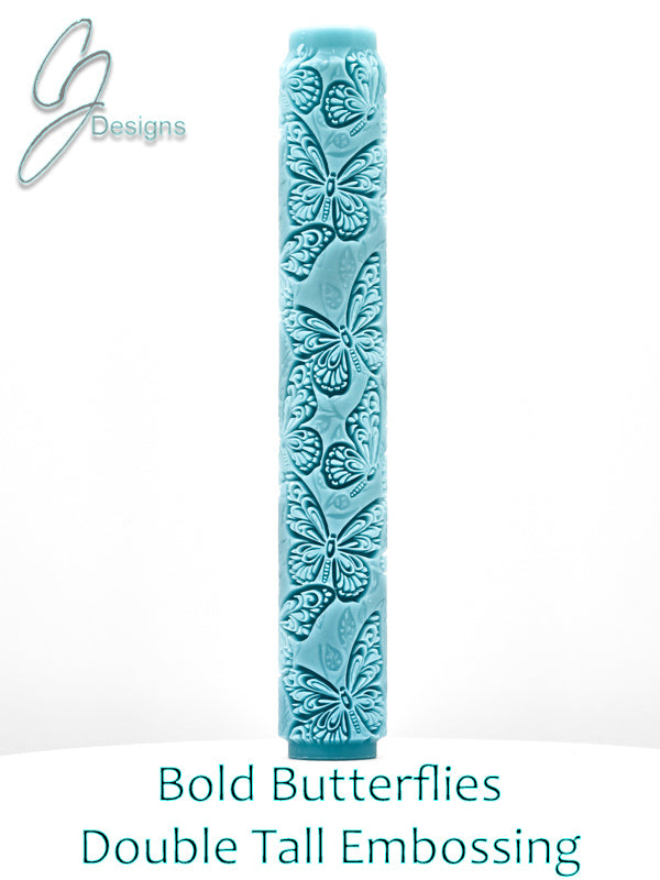 Bold Butterflies Deep Impression Texture Rollers