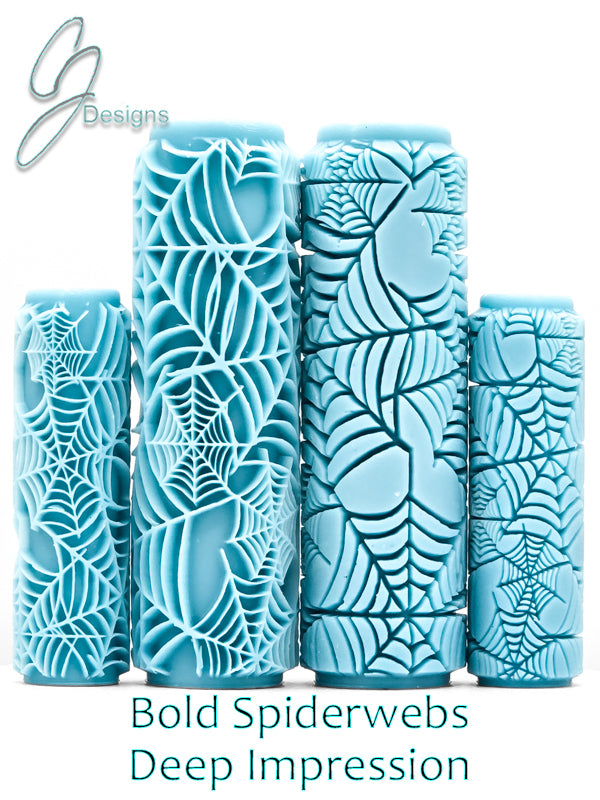 Bold Spiderwebs Deep Impression Texture Roller