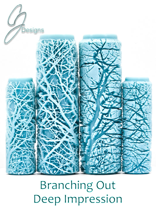 Branching Out Deep Impression Texture Roller