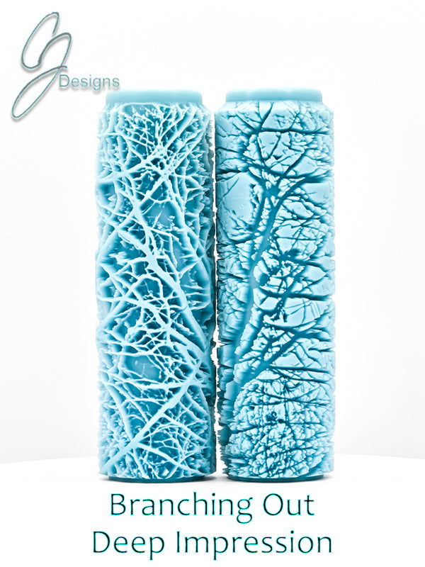 Branching Out Deep Impression Texture Roller
