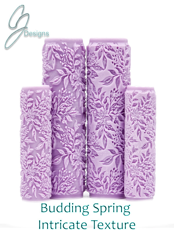 Budding Spring Intricate Detail Texture Roller