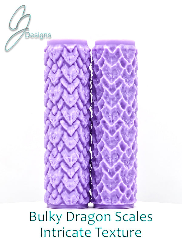 Bulky Dragon Scales Intricate Detail Texture Roller