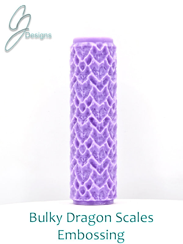 Bulky Dragon Scales Intricate Detail Texture Roller