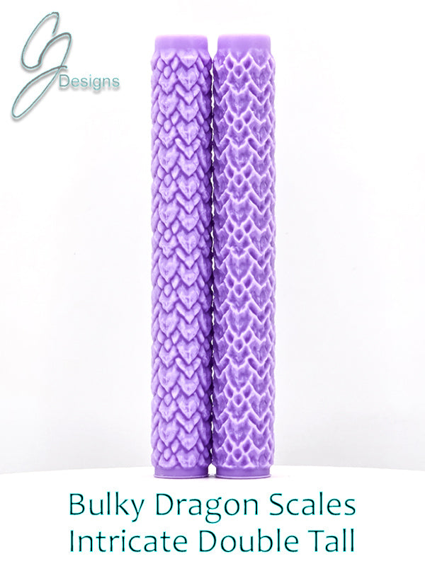 Bulky Dragon Scales Intricate Detail Texture Roller