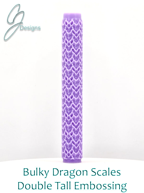 Bulky Dragon Scales Intricate Detail Texture Roller