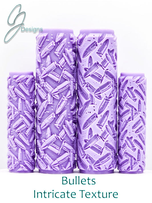 Bullets Intricate Detail Texture Roller