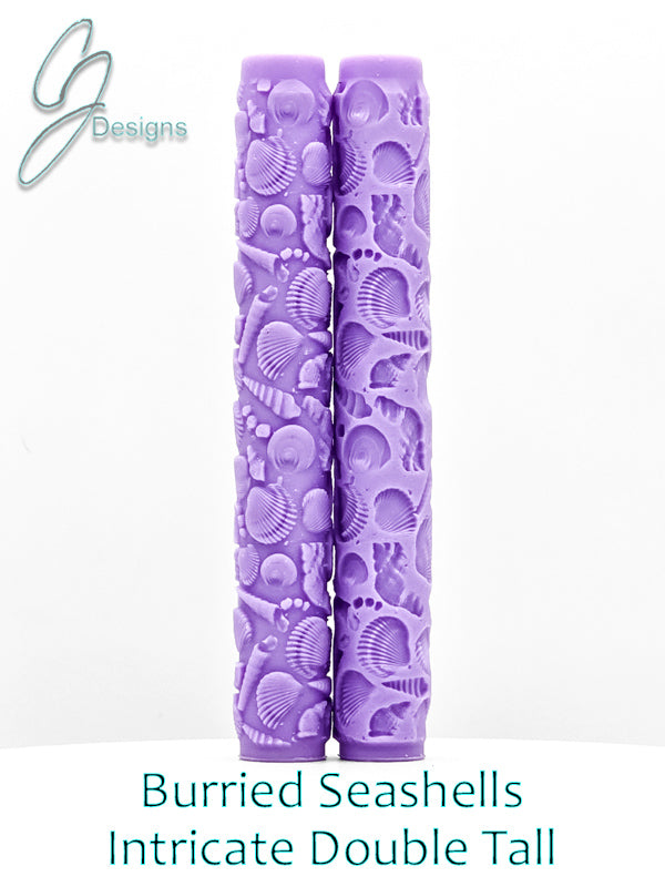 Buried Seashells Intricate Detail Texture Roller