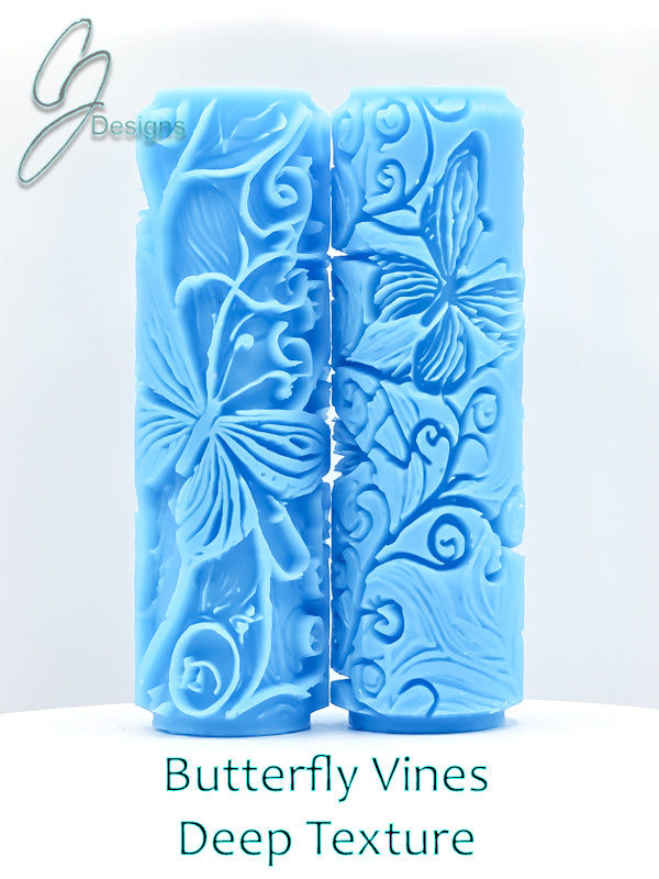 Butterfly Vines Deep Impression Texture Rollers