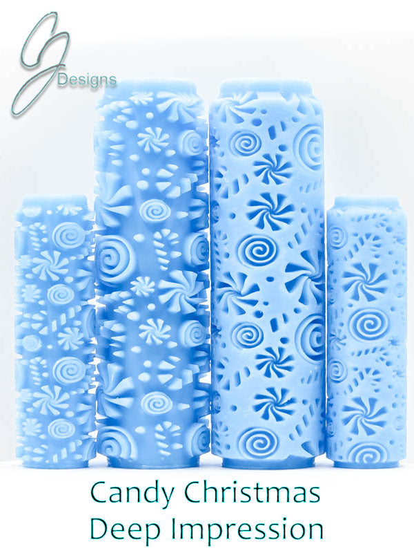 Candy Christmas Deep Impression Texture Roller