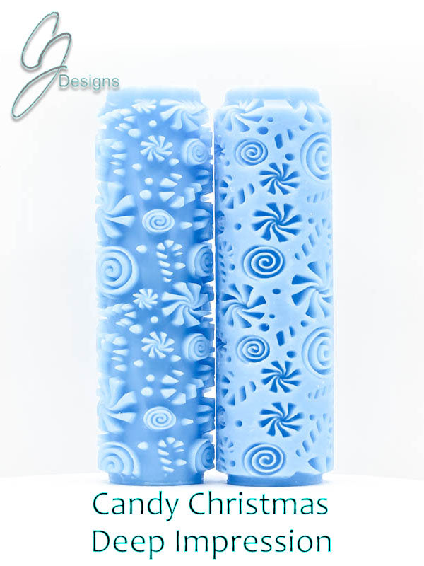 Candy Christmas Deep Impression Texture Roller
