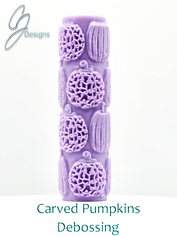 Carved Pumpkins Intricate Detail Texture Roller