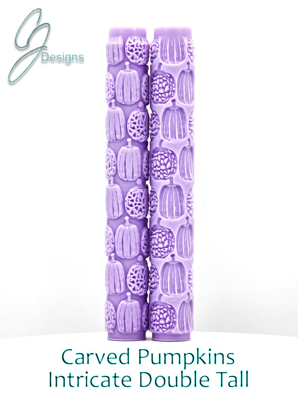 Carved Pumpkins Intricate Detail Texture Roller