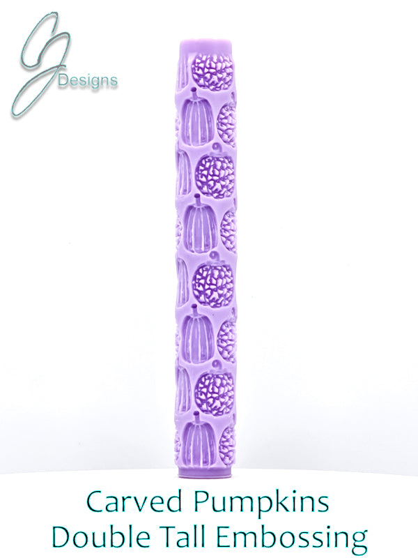 Carved Pumpkins Intricate Detail Texture Roller
