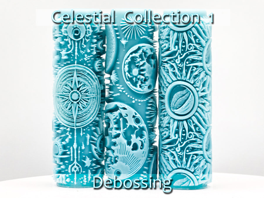 Celestial Collection Deep Impression Texture Rollers
