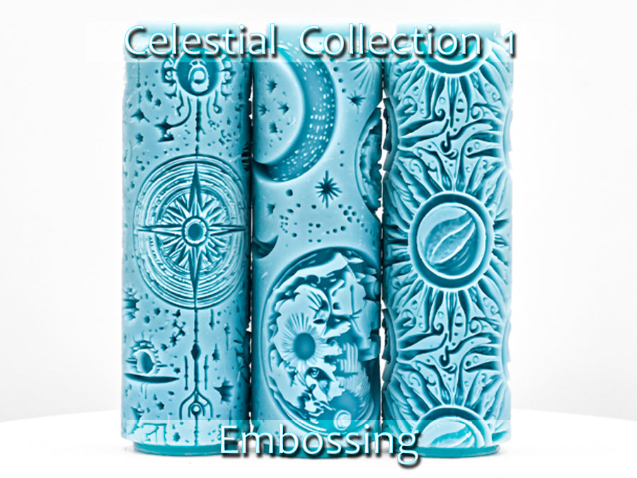 Celestial Collection Deep Impression Texture Rollers