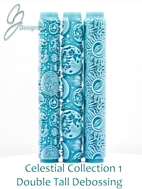 Celestial Collection Deep Impression Texture Rollers