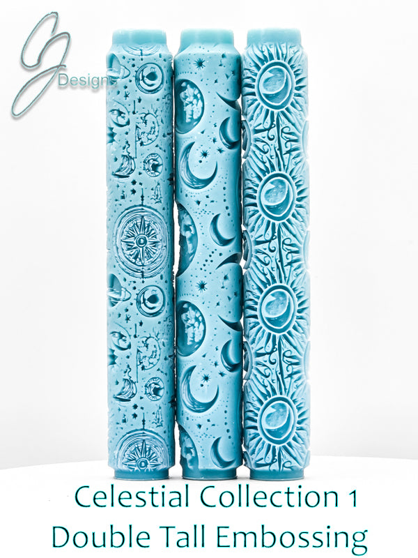 Celestial Collection Deep Impression Texture Rollers
