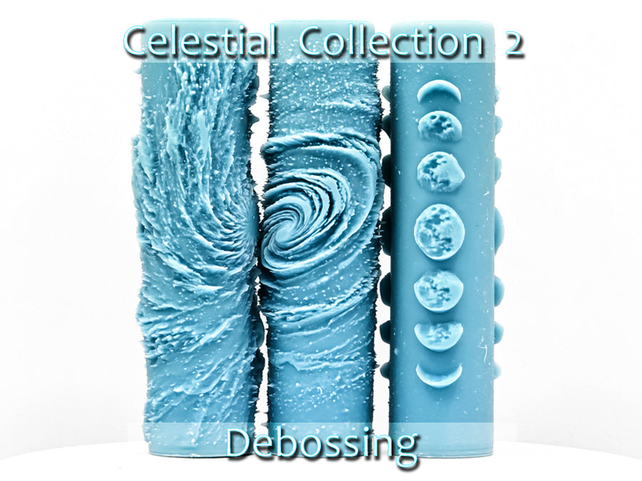 Celestial Collection Deep Impression Texture Rollers