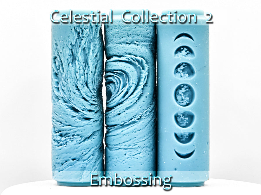 Celestial Collection Deep Impression Texture Rollers