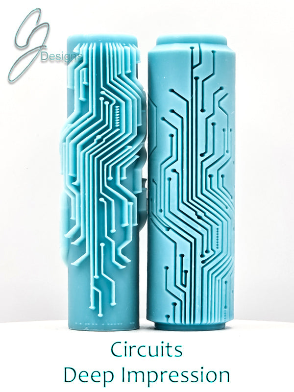 Circuits Deep Impression Texture Rollers