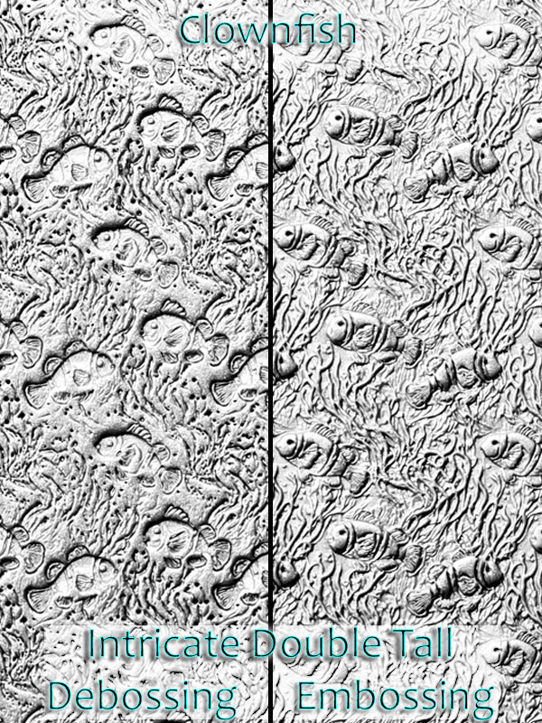 Clownfish Intricate Detail Texture Roller