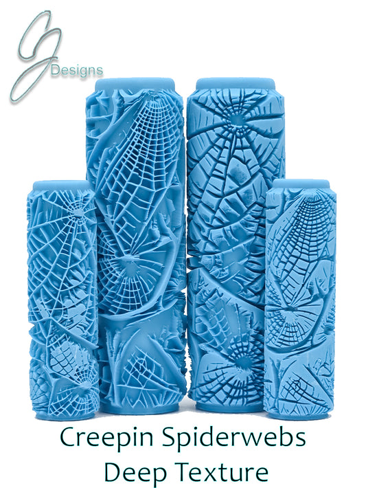 Creepin Spiderwebs Deep Impression Texture Roller