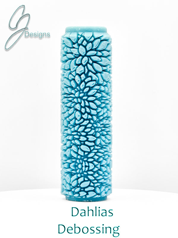 Dahlias Deep Impression Texture Rollers