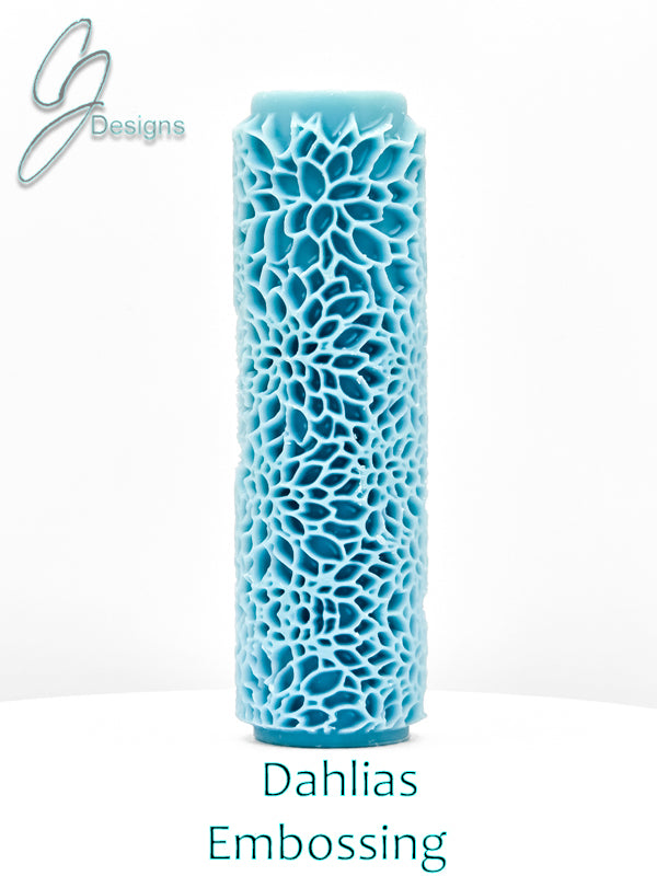 Dahlias Deep Impression Texture Rollers