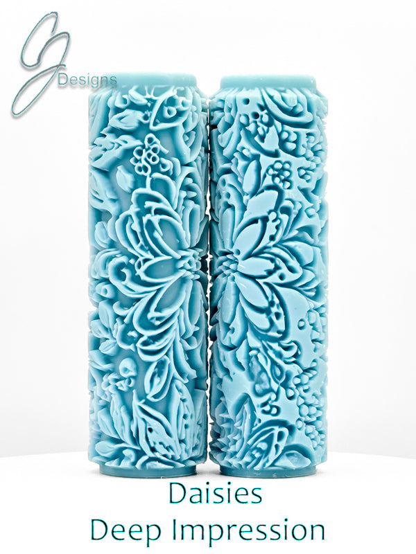 Daisies Deep Impression Texture Rollers