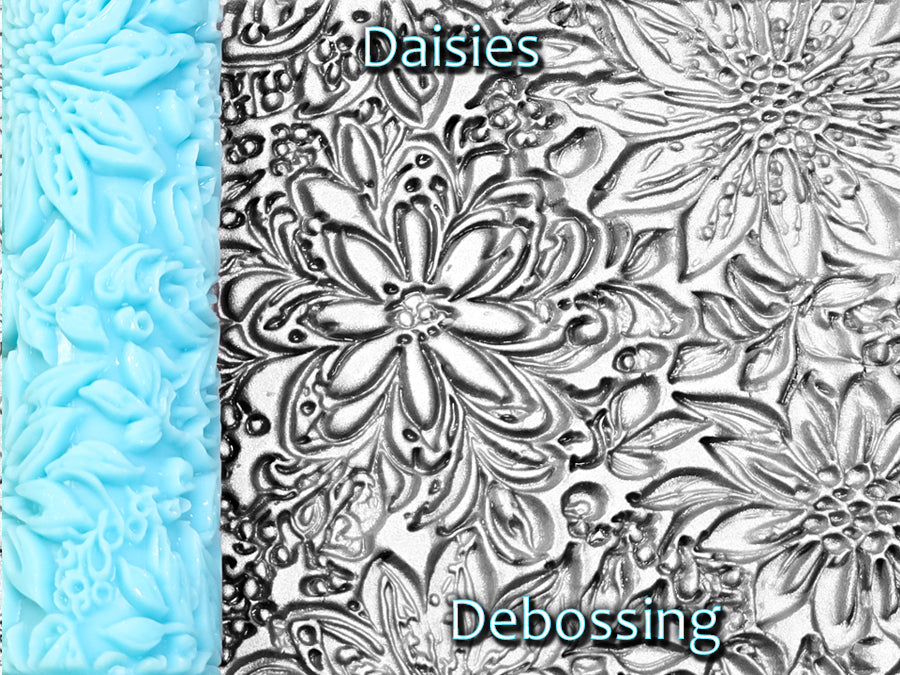 Daisies Deep Impression Texture Rollers