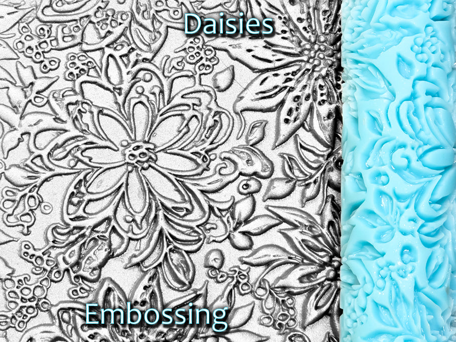 Daisies Deep Impression Texture Rollers
