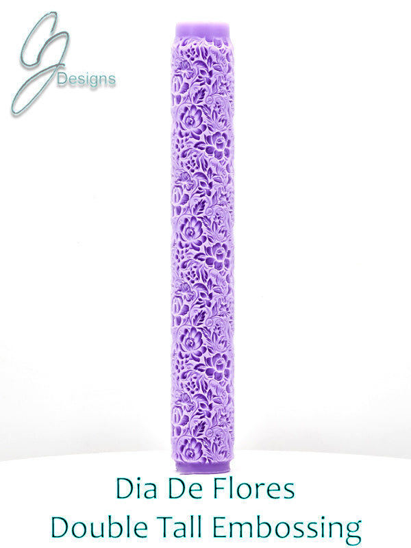 Dia De Flores Intricate Detail Texture Roller