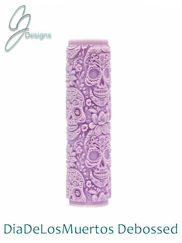 Dia De Los Muertos Intricate Detail Texture Roller
