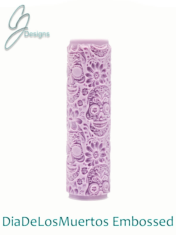 Dia De Los Muertos Intricate Detail Texture Roller