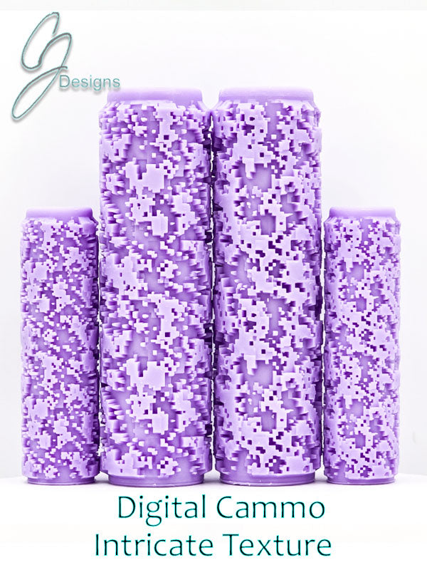 Digital Cammo Intricate Detail Texture Roller