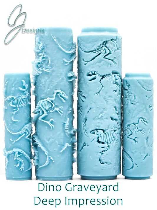 Dino Graveyard Deep Impression Texture Rollers