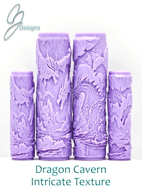 Dragon Cavern Intricate Detail Texture Roller