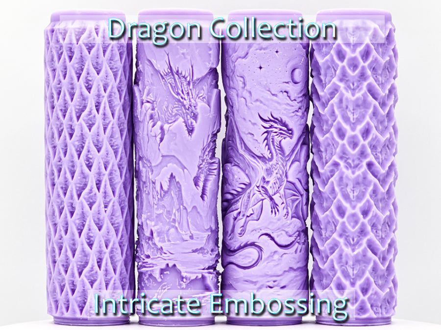 Dragon Collection Intricate Detail Texture Rollers