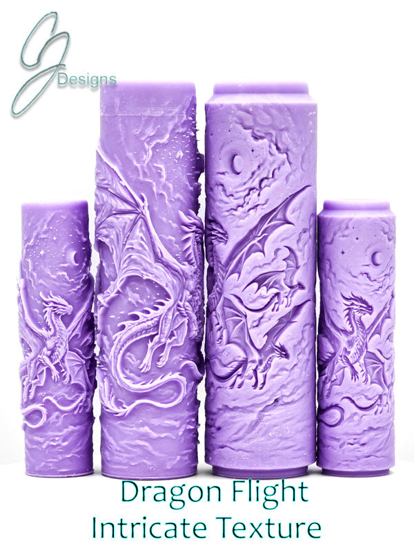 Dragon Flight Intricate Detail Texture Roller