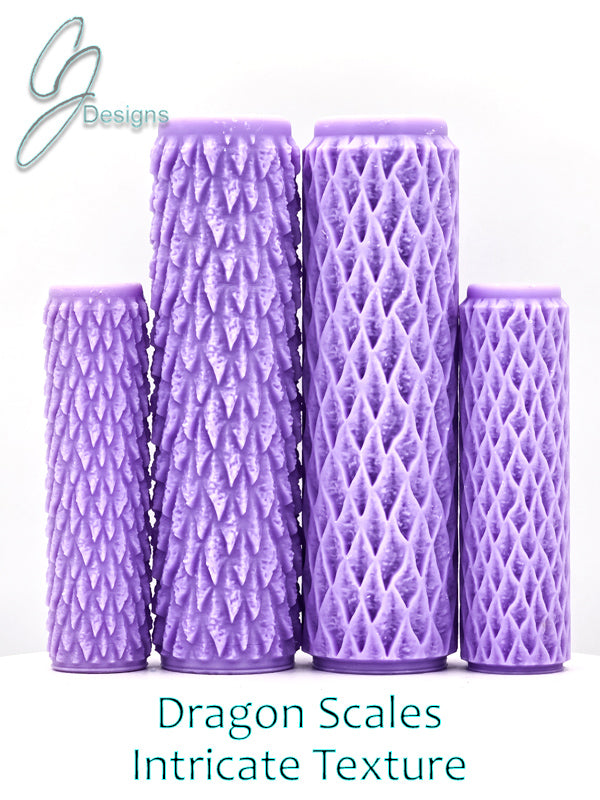Dragon Scales Intricate Detail Texture Roller